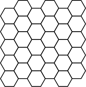 Datei:Hexagonal tiling.svg